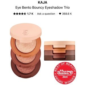 Kaja Beauty Bento Eyeshadow Trio in Toasted Caramel - Brand new in box
